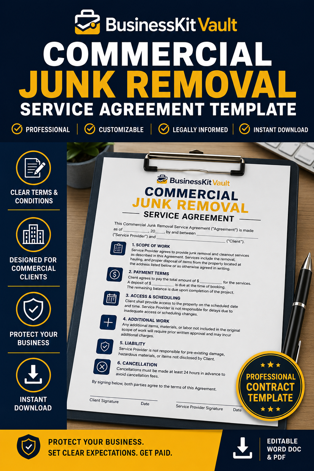 Commercial Junk Removal Service Agreement