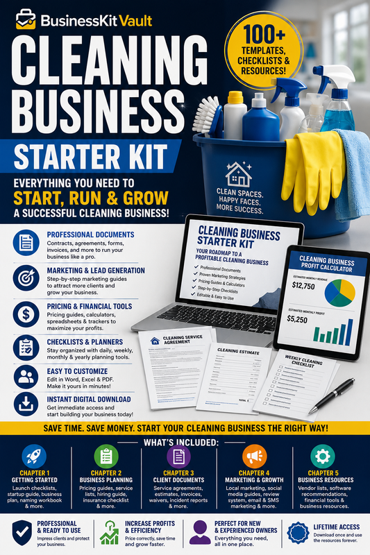 Cleaning Business Starter Kit