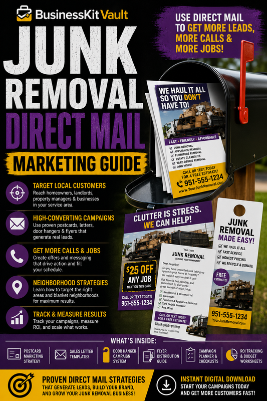Junk Removal Direct Mail Marketing Guide
