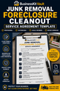 Junk Removal Foreclosure Cleanout Service Agreement