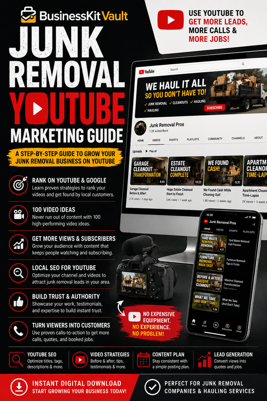 Junk Removal YouTube Marketing Guide